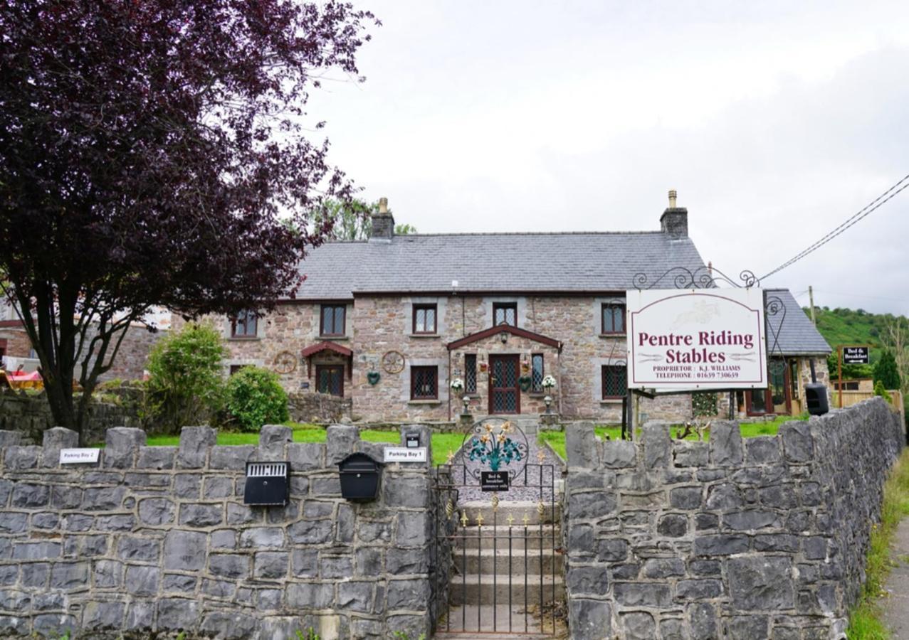 Pentre Riding Stables Hotel Abercraf Exterior foto